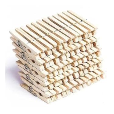 Imagem de Kit Com 120 Unidades De Prendedor Pregador De Roupas