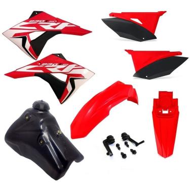 Imagem de Kit Plástico Biker Next Crf 230 2007 P/ 2020 Adesivos e Tanque