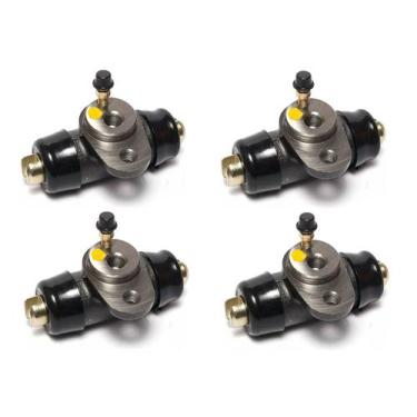 Imagem de Kit 4 Cilindro Freio Roda Fusca 1300 L 1500 1600 Tambor 4 Furos CONTRO