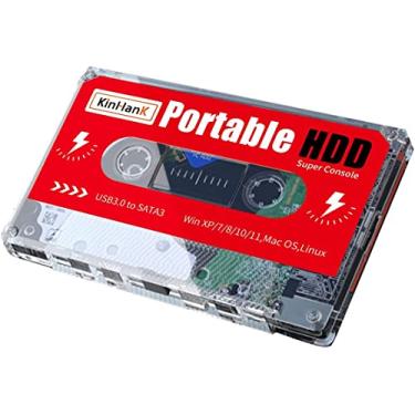 Imagem de Kinhank Disco Rígido Externo De 2 Tb Com Mais De 120.000 Jogos Clássicos Integrados, Sistema Batocera 33, Console De Jogos Retrô Compatível Com Mais De 70 Emuladores, Suporte A Hdd Para Windows/Lap