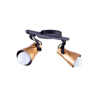 Imagem de Luminária Teto Spot Trilho Direcionável Octa 2 Lâmpadas