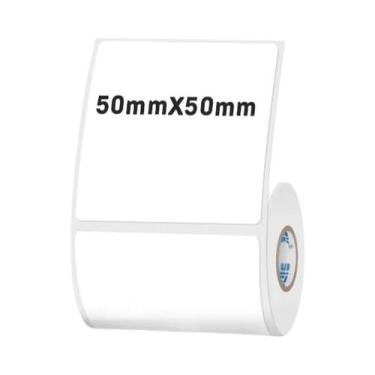Imagem de Etiqueta Adesiva Térmica Branca De 50mm Para Impressora Phomemo SINMAR