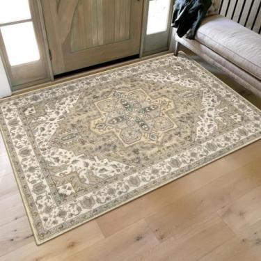 Imagem de Tapete de porta interno Collive Retro Floor Mat 90x150cm Taupe
