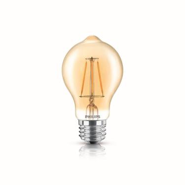 Imagem de Lâmpada Led Philips Filamento 4,5W dim A60 AM 2200K 127V E27