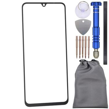 Imagem de Peça de reparo de tela de vidro com adesivo OCA para Xiaomi Poco C75 2410FPCC5G Preto