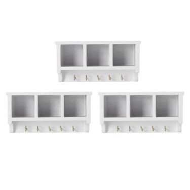 Imagem de RiToEasysports Móveis para Casa de Bonecas, Prateleira de Madeira para Casa de Bonecas Com Design Realista, Móveis Em Miniatura para Modelo de Caixa de Sala Em Escala 1:12