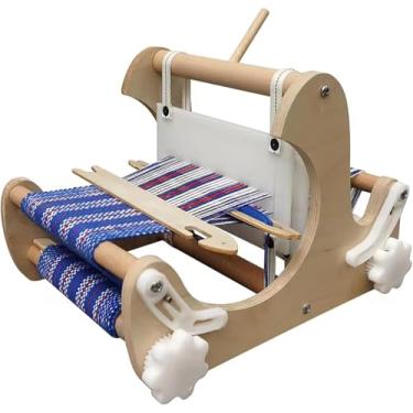 Imagem de Tear De Madeira Para Mesa, Kit De Tecelagem De Madeira, Largura De Tecelagem 20cm, Liços Rígidos E Lançadeiras, Para Iniciantes, Artesão, Ferramenta De Artesanato Durável E Suave