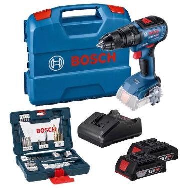 Imagem de Furadeira Parafusadeira Gsb18V50 + Kit Brocas 48 Peças Bosch