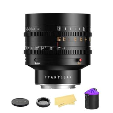 Imagem de Lente Bokeh Cine Criativa de Quadro Completo TTARTISAN 50mm T2.1 para Câmeras Sony E Mount Modos Bokeh Duplos Multi-Montagem, Abertura Declicked para Fotografia de Vídeo Cinematográfica