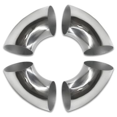 Imagem de Gorniloxam Tubo de cotovelo de exaustão de 90 graus (cotovelo curvado de mandril) Curva de aço inoxidável SS304 adequada para tubo de cotovelo de exaustão modificado de carro, corrimão de escada, etc