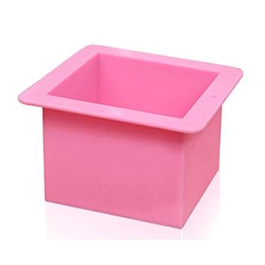 Imagem de FGDTREE Moldes de resina de silicone, incluindo cubo quadrado para ceras epóxi, fabricação de sabonete, ferramentas de artesanato, molde de cubo quadrado para decoração de casa