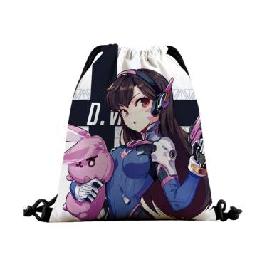 Imagem de Bolsa com cordão Overwatch Anime String Swim Gym Bag 39x32cm