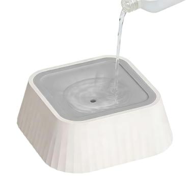 Imagem de Taça de Água Antiderramamento para Cães,Dispensador Sem Gotejamento de 1.1L - Design de Fluxo Reduzido e Base Fixa para Animais - Uso em Viagens Interior Exterior Automóvel