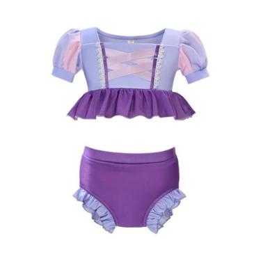 Imagem de Conjunto De Maiô De Princesa Sereia Para Meninas, Moda De Verão Para P