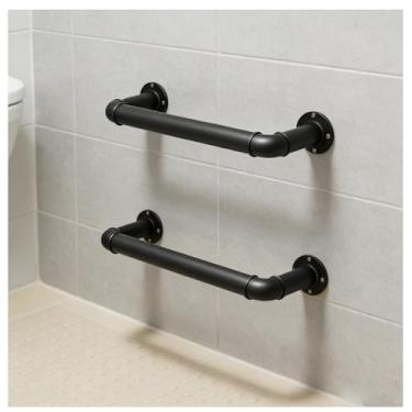 Imagem de Escada de metal montada na parede – Sótão resistente, escada de saída do poço da janela do porão, trailer, loft, dormitório – altura ajustável para uso doméstico e comercial (preto, escada de 2