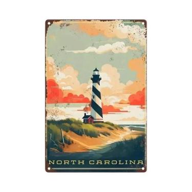 Imagem de Placa Metálica Retrô Temática De Viagem: Veneza, Canadá, Toronto  Pôst