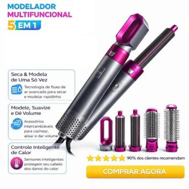 Imagem de Escova Secadora 5 em 1  Alta Performance para Todos os Tipos de Cabelo