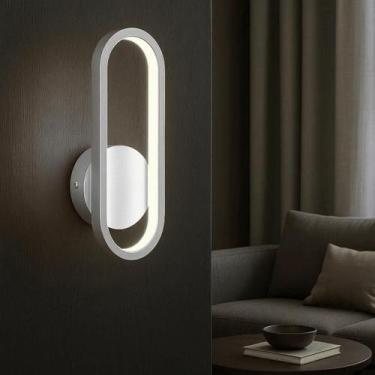 Imagem de Luminária De Parede Arandela Led Interna Sala Quarto Lavabo Cozinha Co
