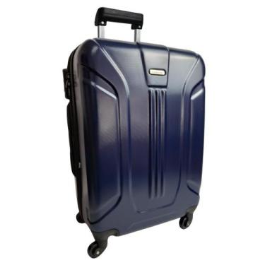 Imagem de Mala de viagem 23kg média 360 cadeado ABS Grotaferrata, Azul