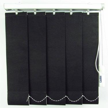 Imagem de Persiana Vertical Em Tecido Crisdan Largura 2,20 X 1,60 Altura Preto