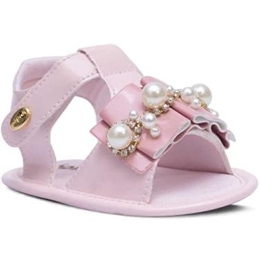 Imagem de Sandália Bebê Feminina Infantil Sapatilha Leve E Macio 01.16 (Rosa, BR, Bebê, Alfa, P)