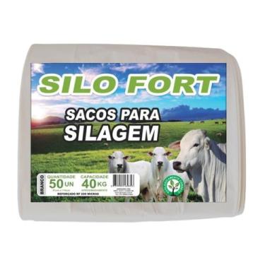 Imagem de Sacos De Silagem Branco 51x110 - 200 Micras C/50 Unid - SILO FORT