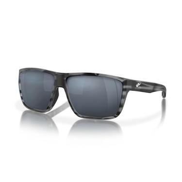 Imagem de Óculos de sol Fin-Nor Popper, Lente de policarbonato cinza - Armação fosca com listras fumê, Medium/Large