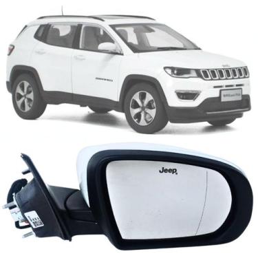 Imagem de Retrovisor lateral Direito (passageiro) Jees Compass 2017 2018 2019 20