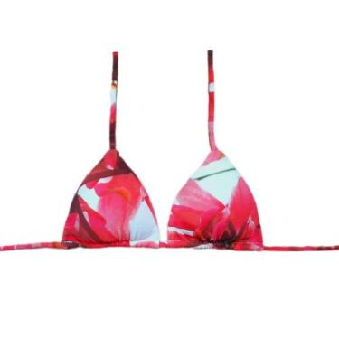 Imagem de Top avulso biquíni cortininha estampado - RAYS MODAS, Rosa, M