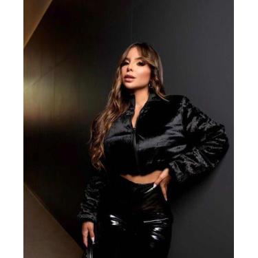 Imagem de Jaqueta Curta Em Veludo Forrada - Luh May, M