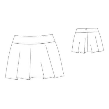 Imagem de Molde saia godê tamanho PP ao EXG by Maísa Rasche - EDITORA CLUBE DA C