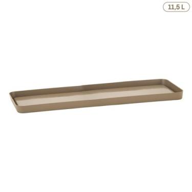 Imagem de Prato para Floreira Anti-Dengue 11,5L Jardineira Vaso Plástico Retangu