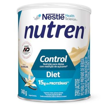 Imagem de Pó para Preparo de Bebida Baunilha Diet Zero Lactose Nutren Control Lata 740g