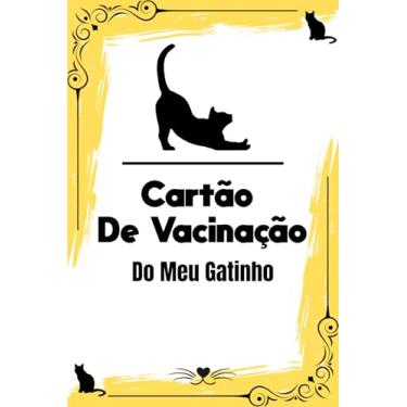 Imagem de Caderneta Cartão de Vacinação para Gatos Personalizado, Modelo Compacto, Controle de Banho e Cuidados, Multicolorido (Amarelo)