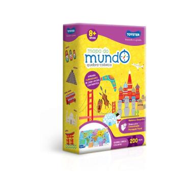 Imagem de Quebra-Cabeça Mapa do Mundo