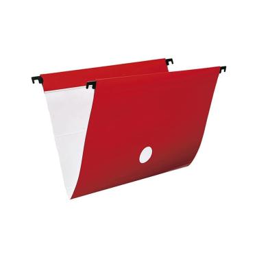 Imagem de Pasta Suspensa Delloplus Vermelho 6 Und. - Resistente