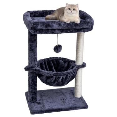 Imagem de Cat Tree SYANDLVY Small para gatos domésticos com arranhador