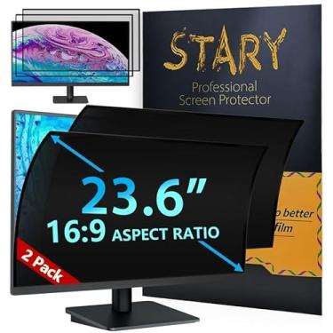 Imagem de 2Pack2023 UpgradeFiltro de tela de privacidade de computador 16:9 de 23,6 polegadas para monitor - Escudo de privacidade e protetor de luz azul antirreflexo
