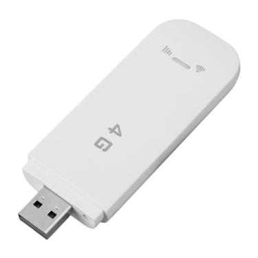 Imagem de Asixxsix 4G LTE USB Portátil Wifi Router, Suporte 10 Dispositivos Hotspot Portátil Com Porta USB SLOT SLOT, Plugue e Reproduzir Modem Wifi para Telefones para Telefones Laptops (Branco)