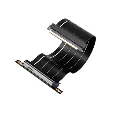 Imagem de EZDIY-FAB Cabo Riser PCIe 5.0 X16, largura de banda de 128 GB/s, para GPUs RTX 50/40 e RX 9000/7000, placa de extensão PCIe, retrocompatível com PCIe 4.0/3.0, suporte de GPU vertical, ângulo reto - 30