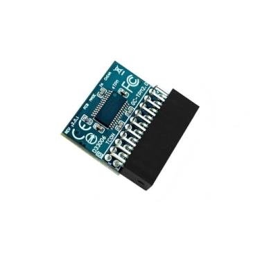 Imagem de ZAHARA TPM Módulo 2.0 LPC SPI 20Pin Remote Card Encriptação Placa de Segurança Substituição Acessório para Placa Mãe Gigabyte GA-A320-DS3/ GA-AX370 B150M B250M AB350M Gaming/ B450 AORUS Elite/B450M