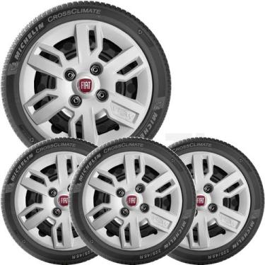 Imagem de 4x Calota Fiat Uno Way Aro 13 Emblema Original 227cb - Grid