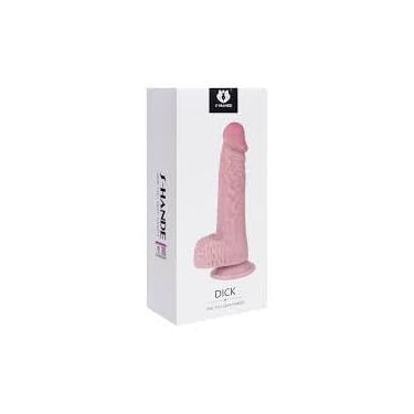 Imagem de S-Hande Prótese Realística Dick, PVC, 21,3 x 3,5 cm, Com Ventosa, Textura de Veias