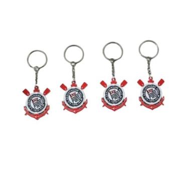 Imagem de Kit 2 Chaveiros de Times Futebol Brasileiro Campeão Presente - Topmixs