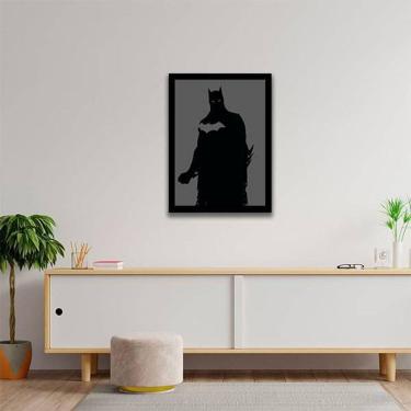 Imagem de Quadro Decorativo Decorativo Silhueta Batman