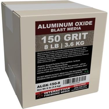 Imagem de 150 Meios abrasivos de jateamento de areia fina de óxido de alumínio 3