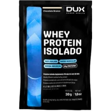 Imagem de Whey Protein Isolado Sabor Chocolate Branco Sache de 30g-Dux Human Health-Dux Nutrition