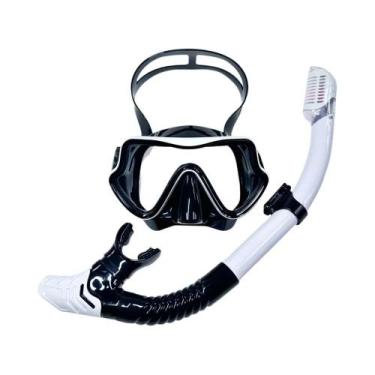 Imagem de Máscara de Mergulho Profissional para Adultos - Snorkel com Silicone A