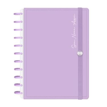 Imagem de Caderno De Disco Iscool Inteligente 140 Folhas Personalizado Solid Colors Lavanda G+
