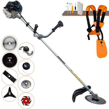 Imagem de Roçadeira Anmax Cg430-b 2t 1,7hp 43cc C/ 8 Opções De Cortes